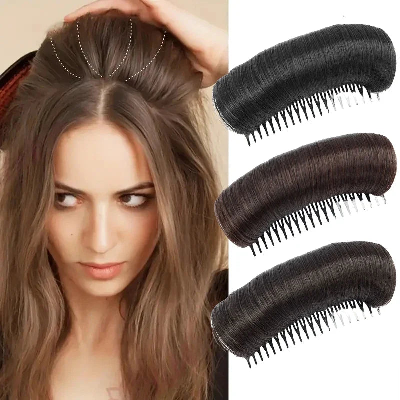 Volumizing Hair Cushion Pad with Comb – Invisible Root Lifter