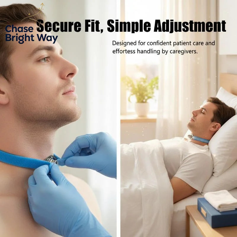 Tracheostomy Tube Holder – Adjustable Soft Neck Collar
