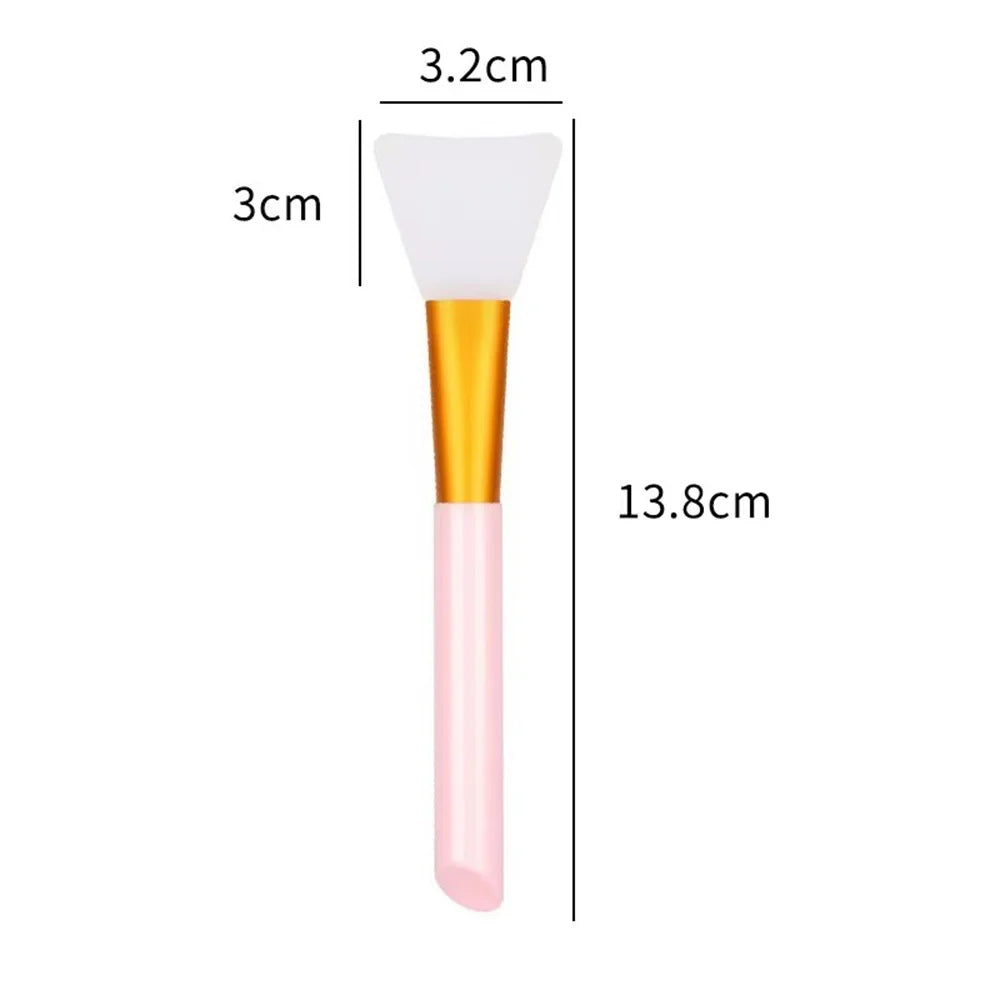 Silicone Facial Mask Brush Set – Soft, All Skin Types