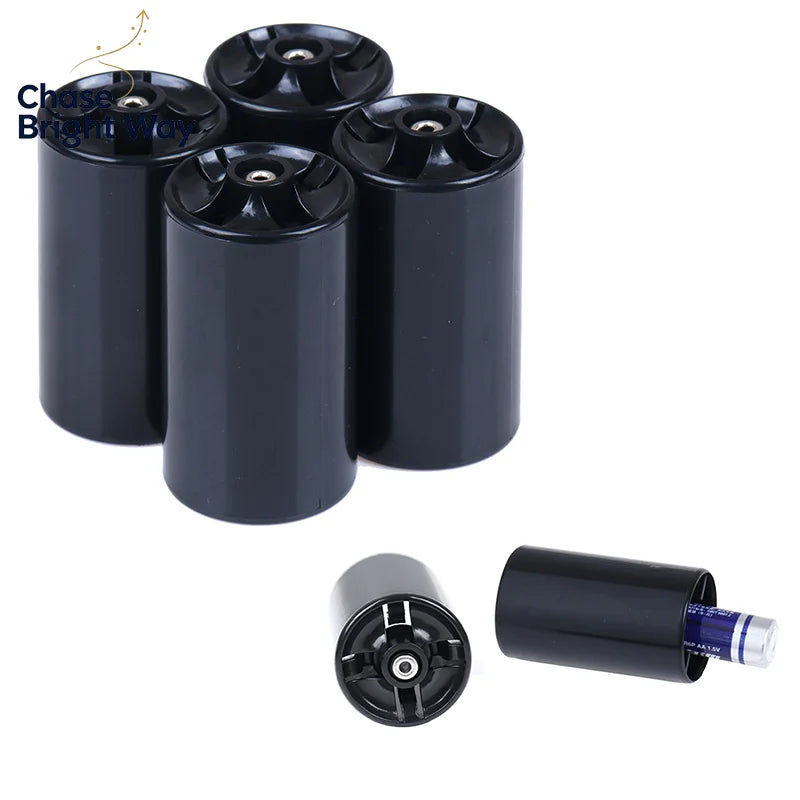 4-Pack AA to D Size Battery Converter Adapter Holders