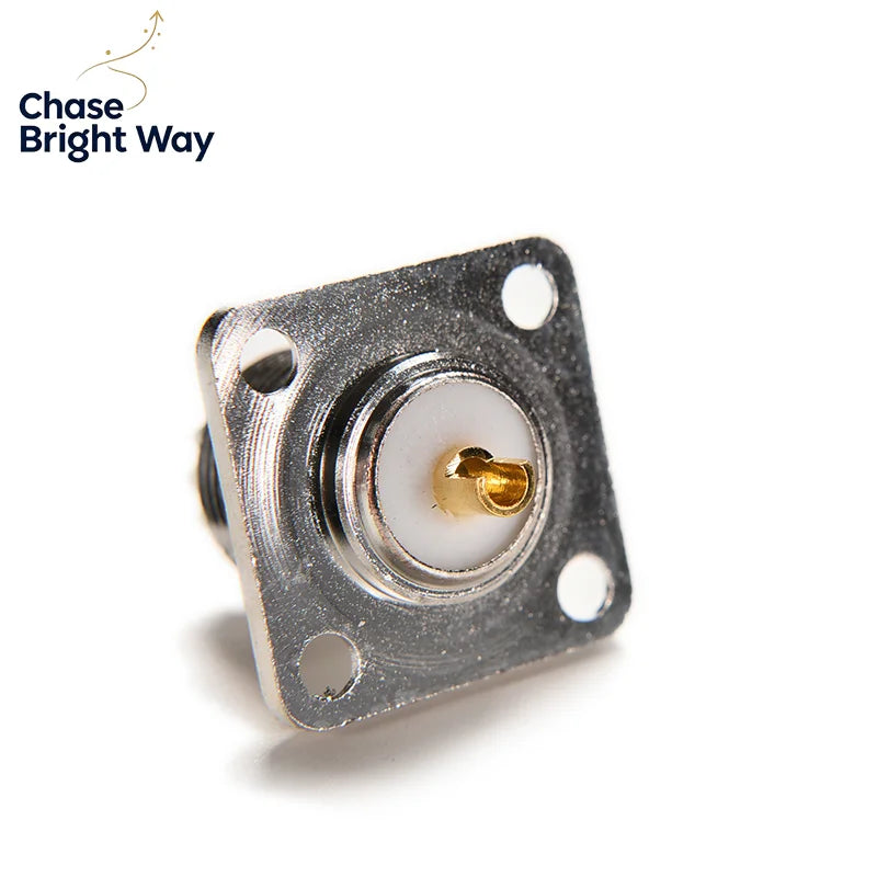 SO239 UHF Female Flange Connector – 4-Hole 25mm Panel Mount RF