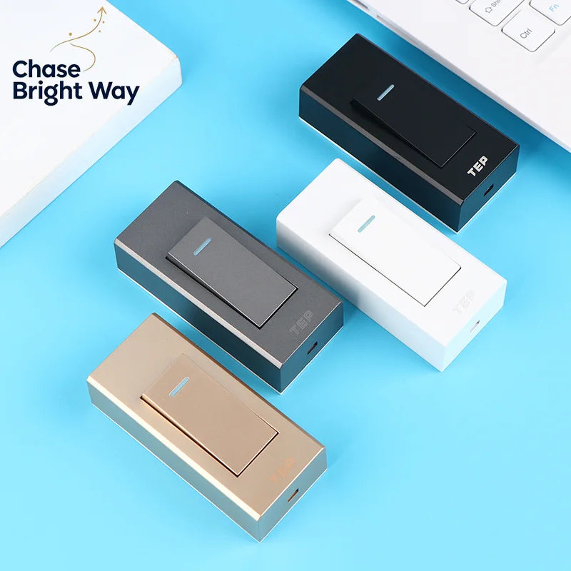 1-Gang 2-Way Surface Mount Wall Light Switch | Bedside Lamp