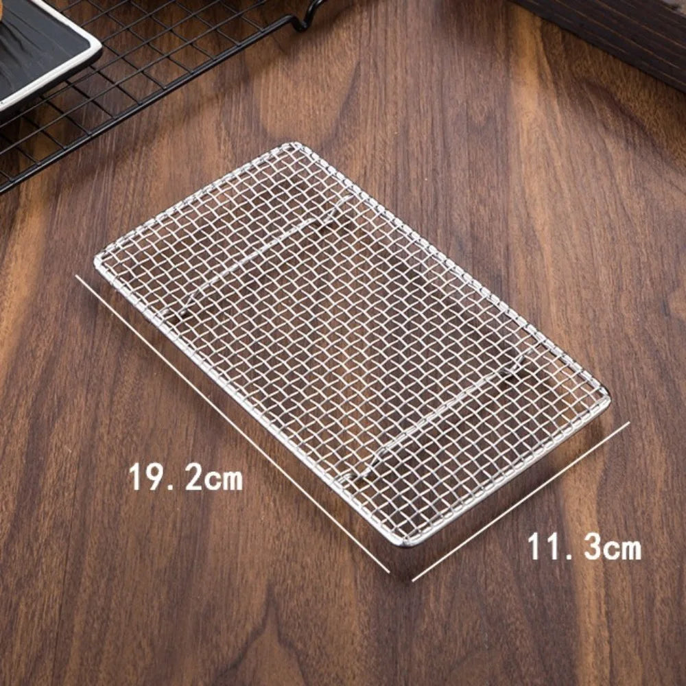 Stainless Steel Tempura Frying Net | Japanese BBQ Draining Rack