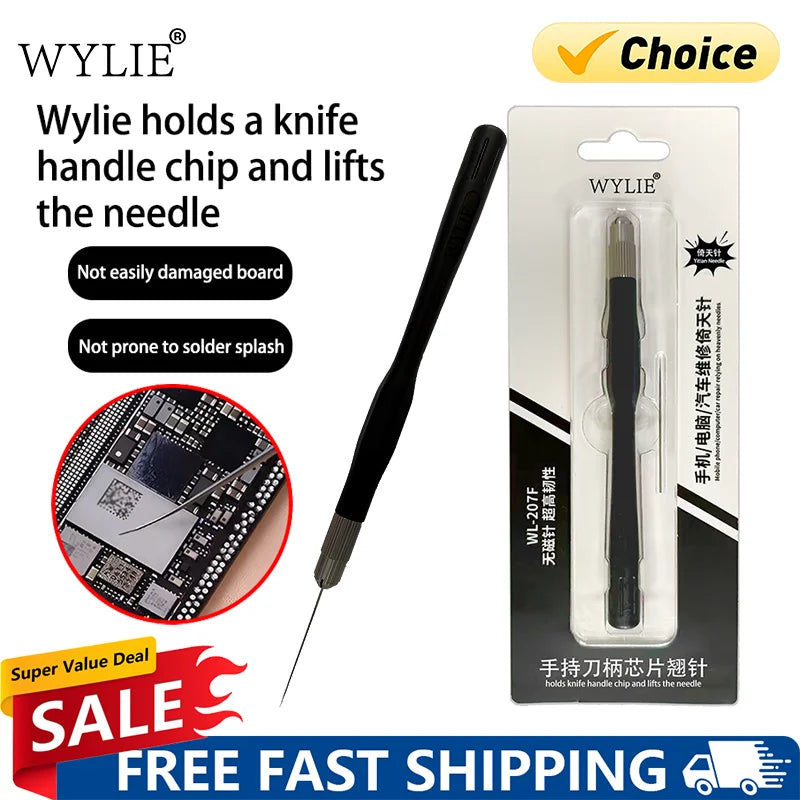 WYLIE WL-207F Chip Pry Needle | Motherboard Repair Tool