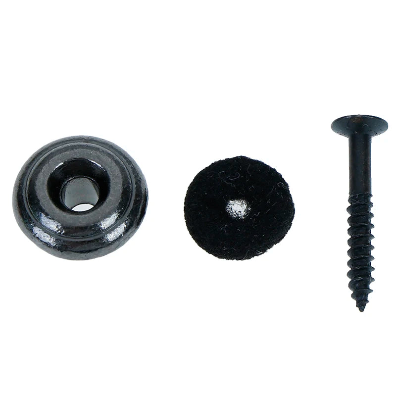 Mushroom Head Guitar Strap Lock Buttons with Screws – 1 Pair