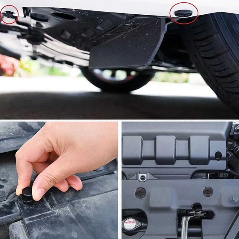 100-Piece Mixed Car Plastic Clips & Body Panel Retainer Kit