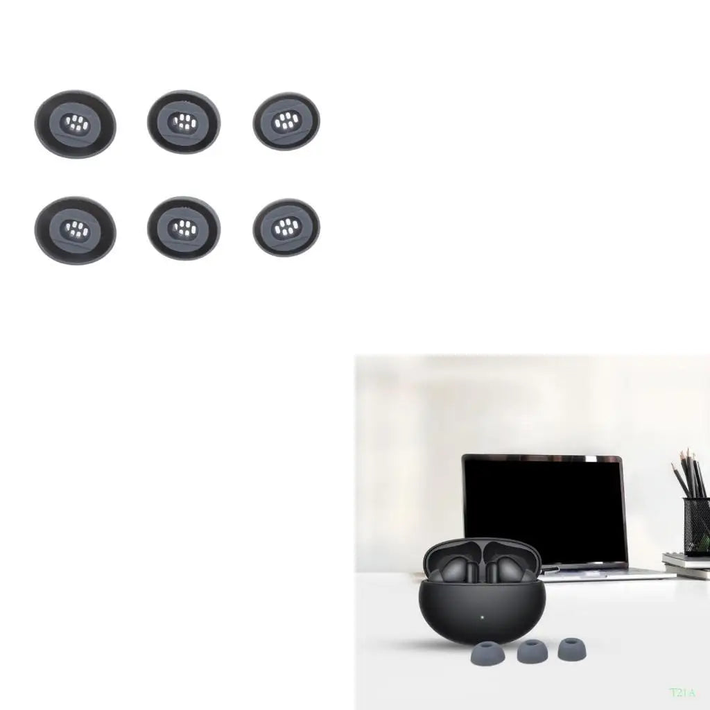 Silicone Ear Tips for 6i Earbuds – Anti-Slip Secure Fit