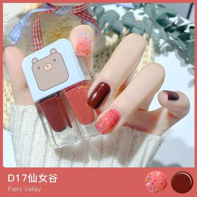 Handaiyan Jelly Nude Gel Nail Polish – 8ml UV & LED, 41 Colors