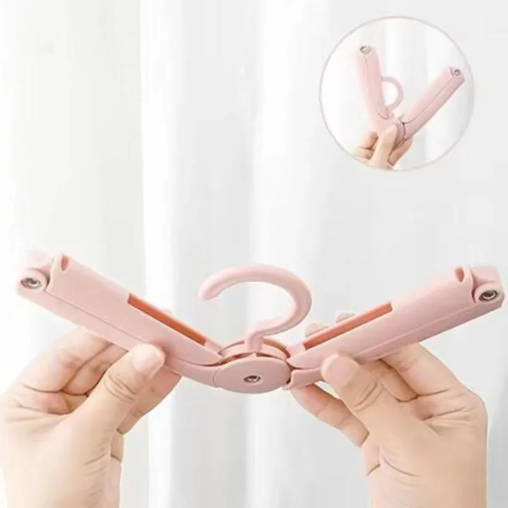 Foldable Extendable Clothes Hanger – Windproof Anti-Slip Rack