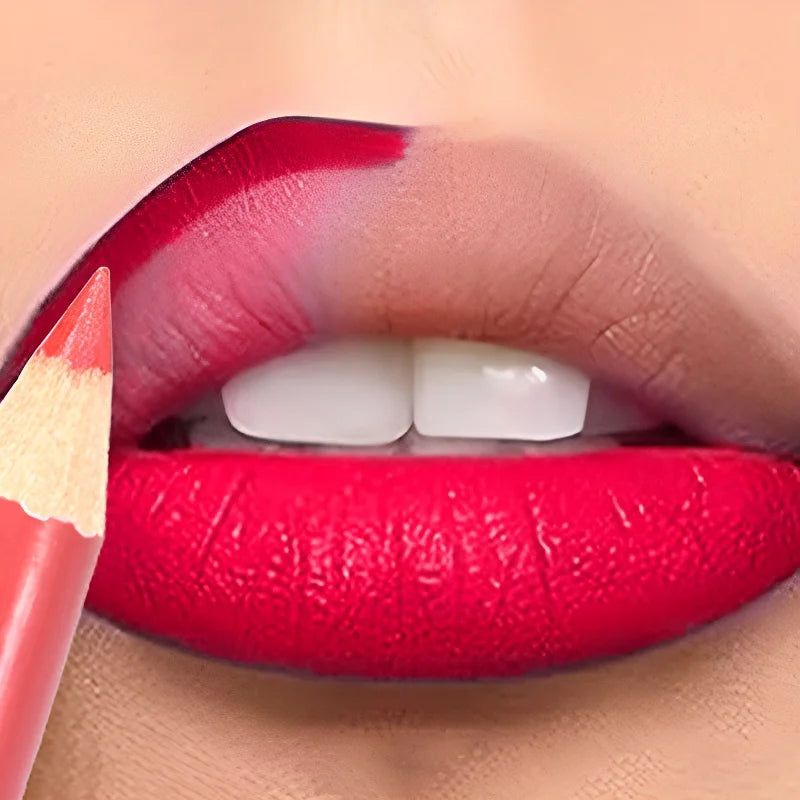 Waterproof Matte Lip Liner Pencil | 28 Shades, Long-Lasting