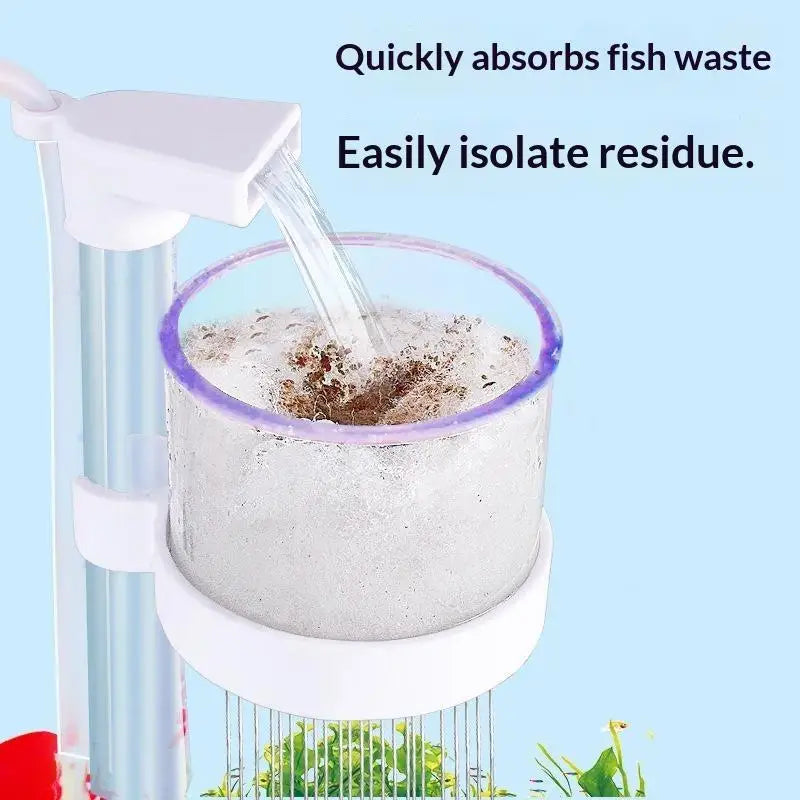 Telescopic Aquarium Air Lift Filter & Oxygenation System Set