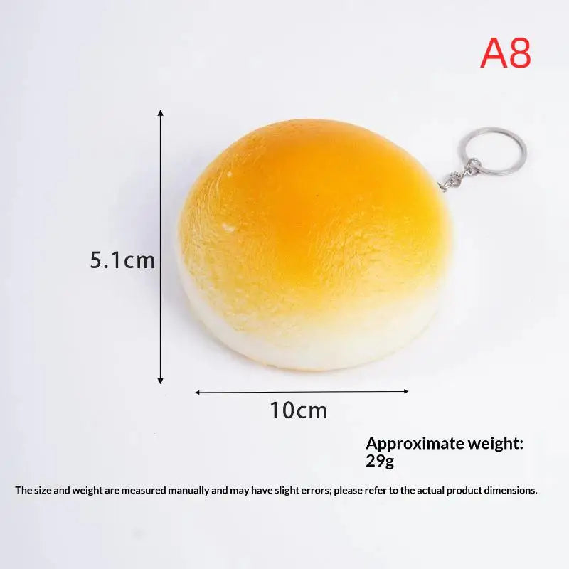 Milk Bread Squishy Toy – Realistic PU Squeeze Fidget Toy