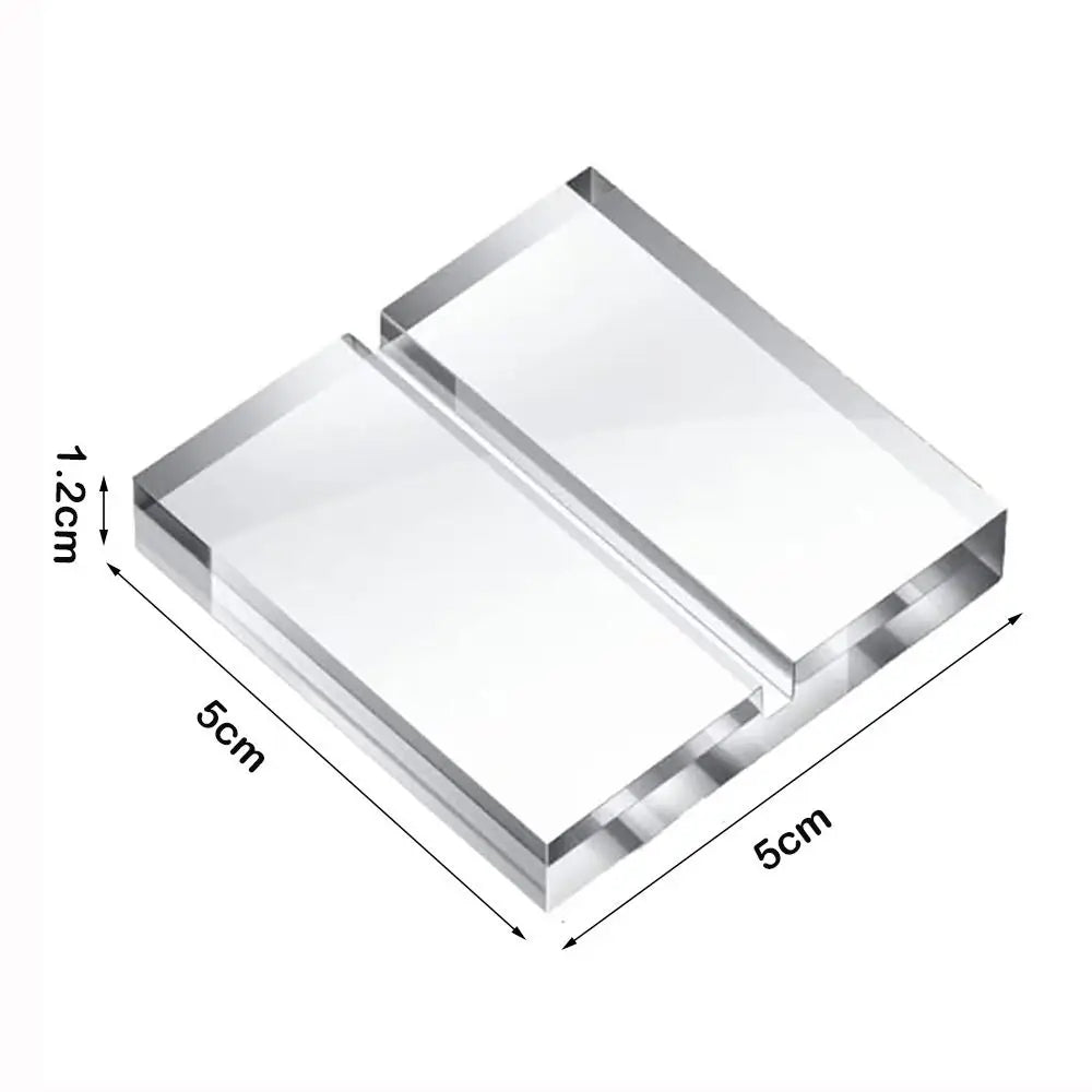 Clear Acrylic Place Card Holder – Table Sign & Photo Stand