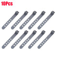 10-Pack Silicone Cable Ties – Cord & Wire Organizer Clips