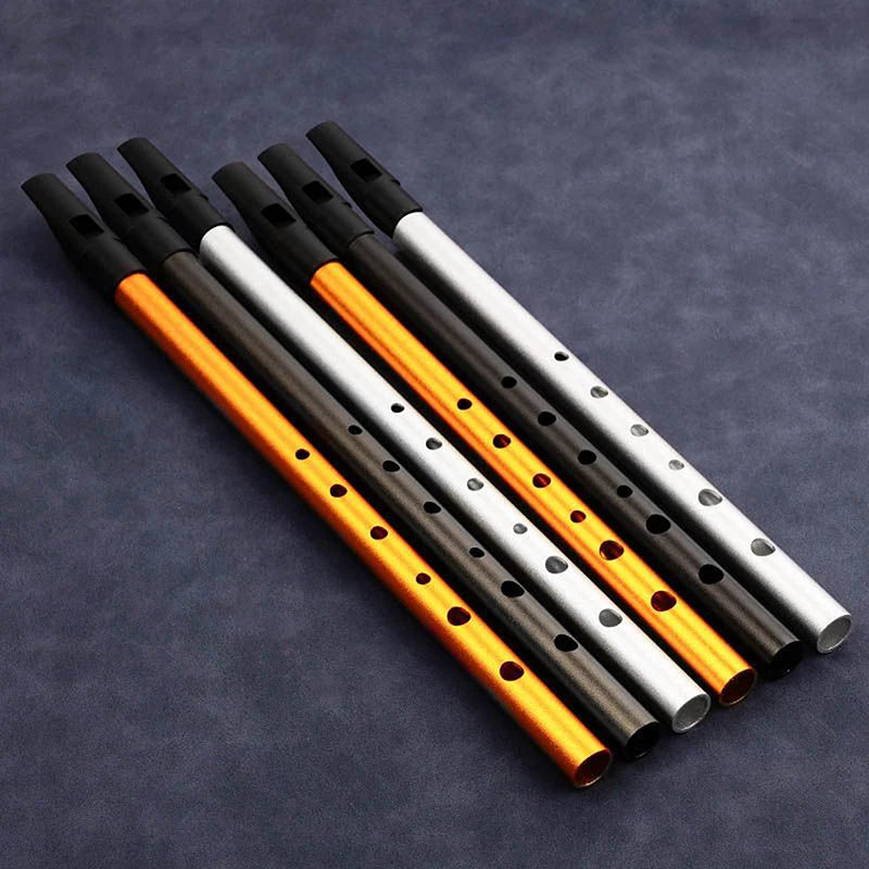 Irish Tin Penny Whistle C/D Key – 6-Hole Folk Flute