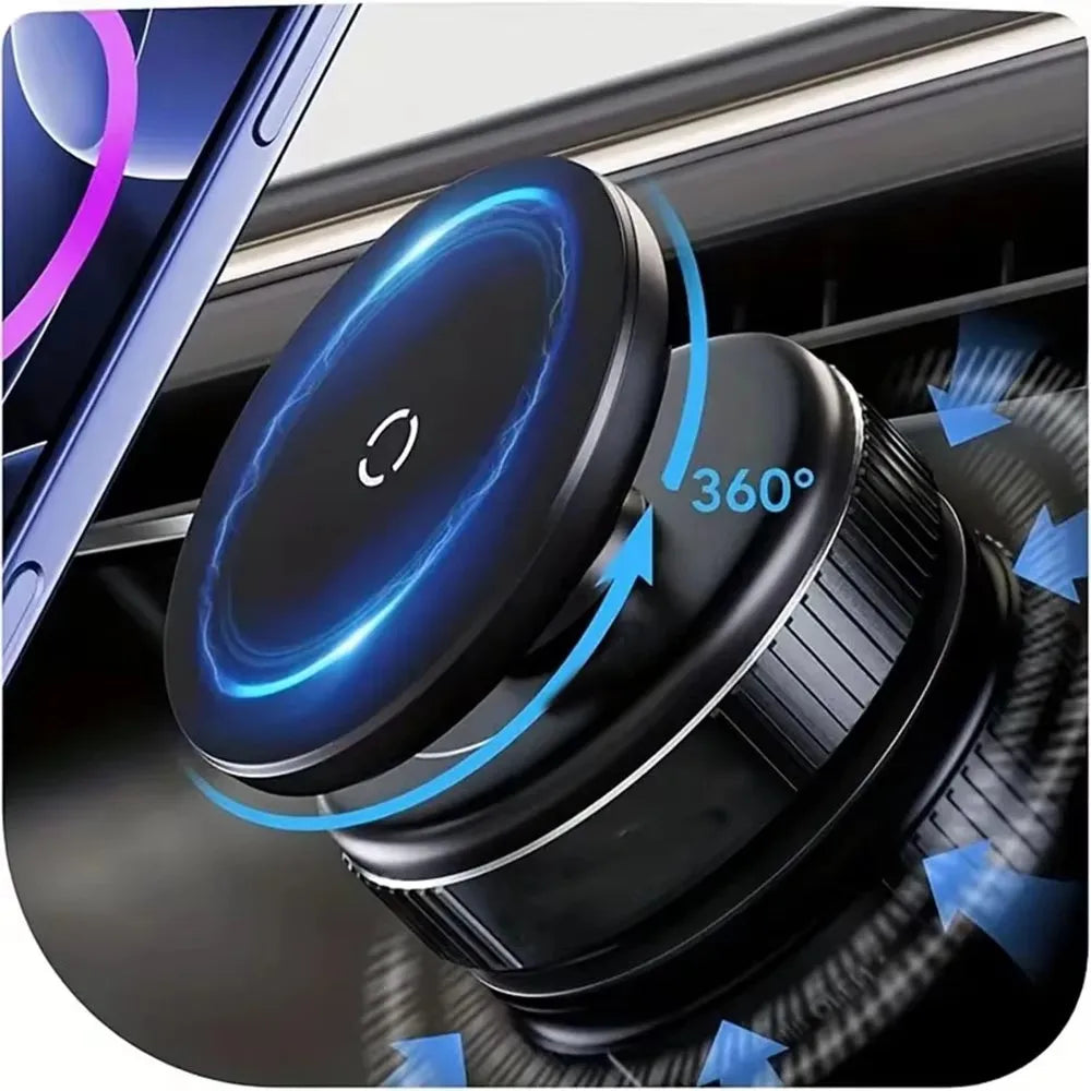 MagSafe Magnetic Car Phone Mount – 360° Rotating Holder