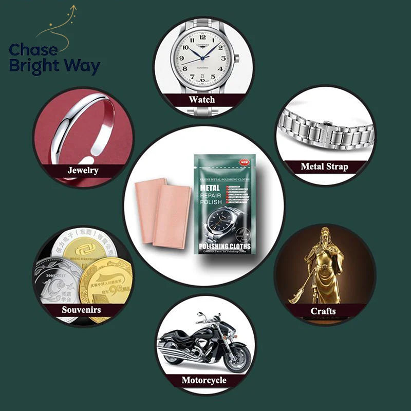 Watch & Jewelry Metal Polishing Cloth Set – Scratch Repair