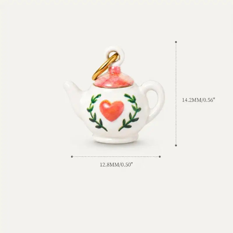 Mini Copper Food & Drink Charms for DIY Jewelry Making