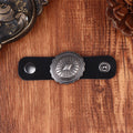 Western Vintage Scarf Slide Ring Buckle – Zinc Alloy Neckwear Clip