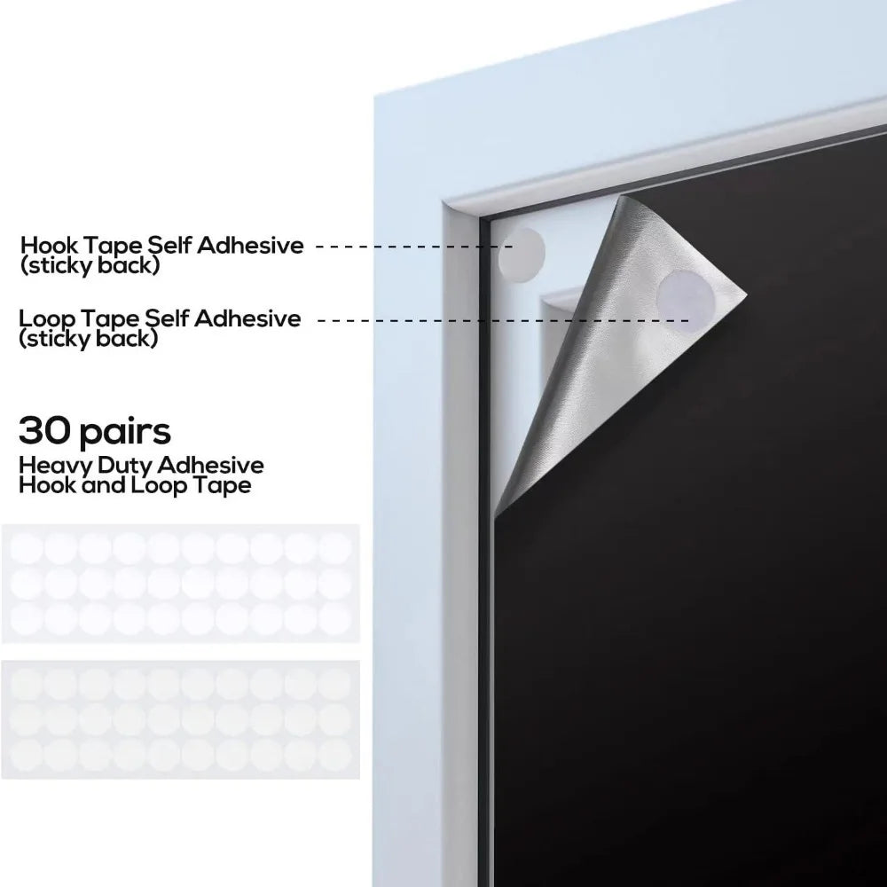 Blackout Window Blind – UV Block Thermal Insulated Travel Curtain