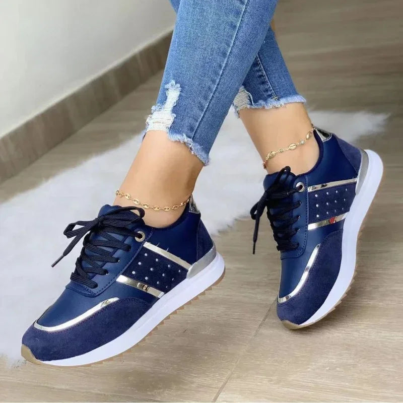 LEDP Women's Platform Sneakers – Casual Sport Running Shoes