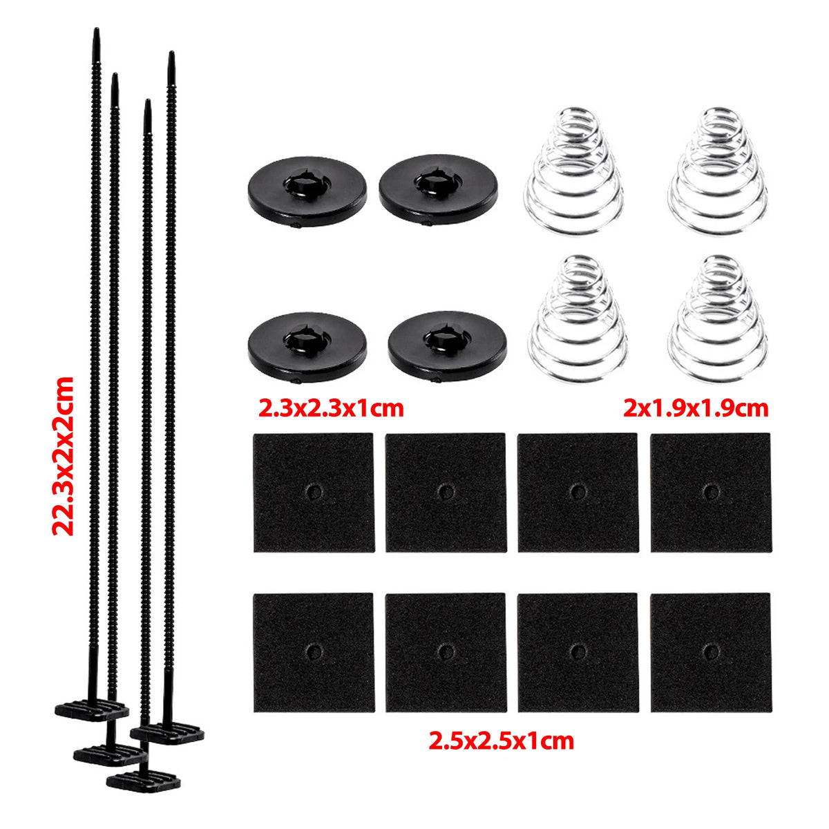 Universal Radiator Fan Mounting Kit 2-Set | Car & Truck
