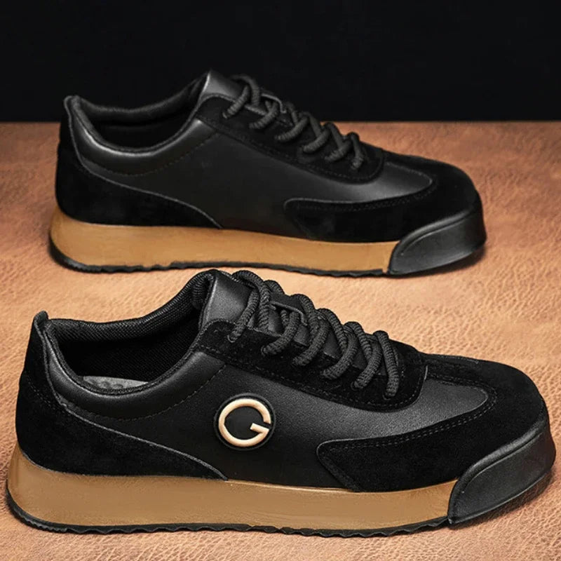 LEDP Retro Platform Sneakers – Men's Casual Sports Shoes