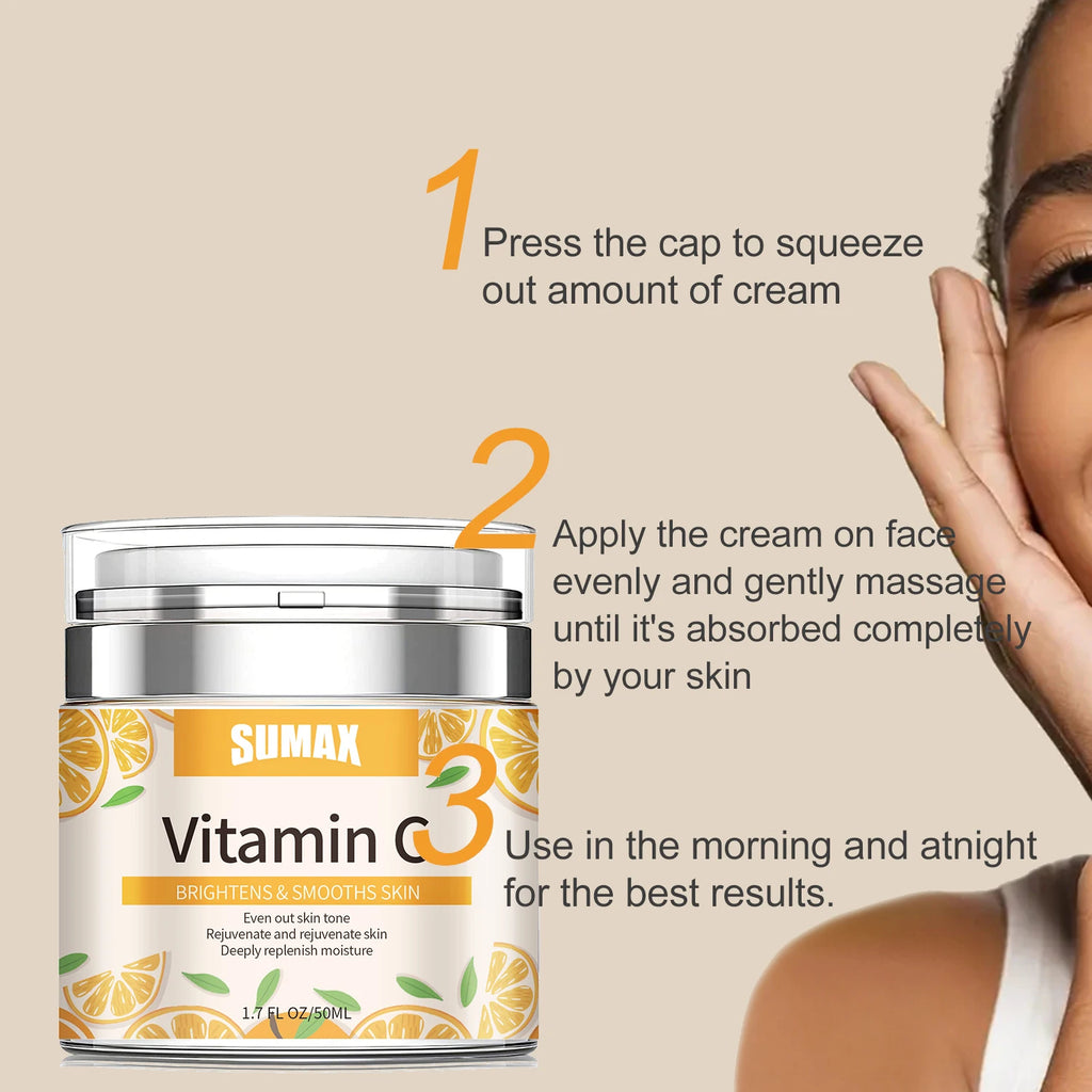 SUMAX Vitamin C Face Cream – Brightening Moisturizer 50ml