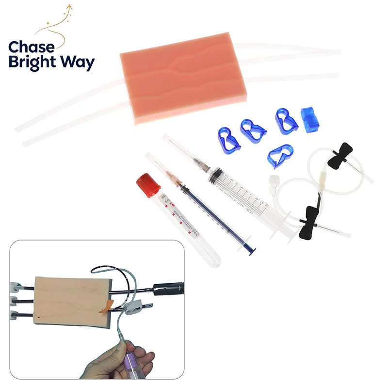 Venipuncture & Suture Practice Pad – Silicone Training Model