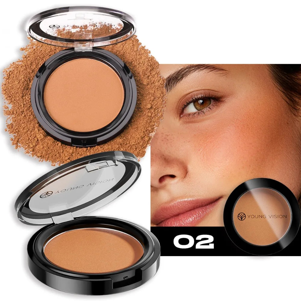 Silky Matte Bronzer Contour Powder Palette – 3-in-1 Face