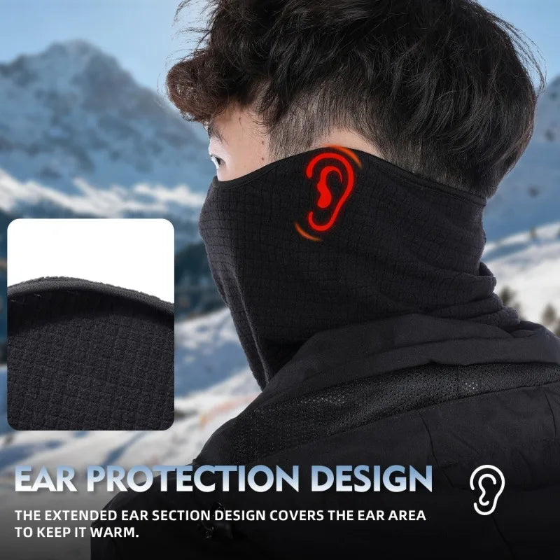 Windproof Fleece Balaclava – Thermal Neck Gaiter Face Mask