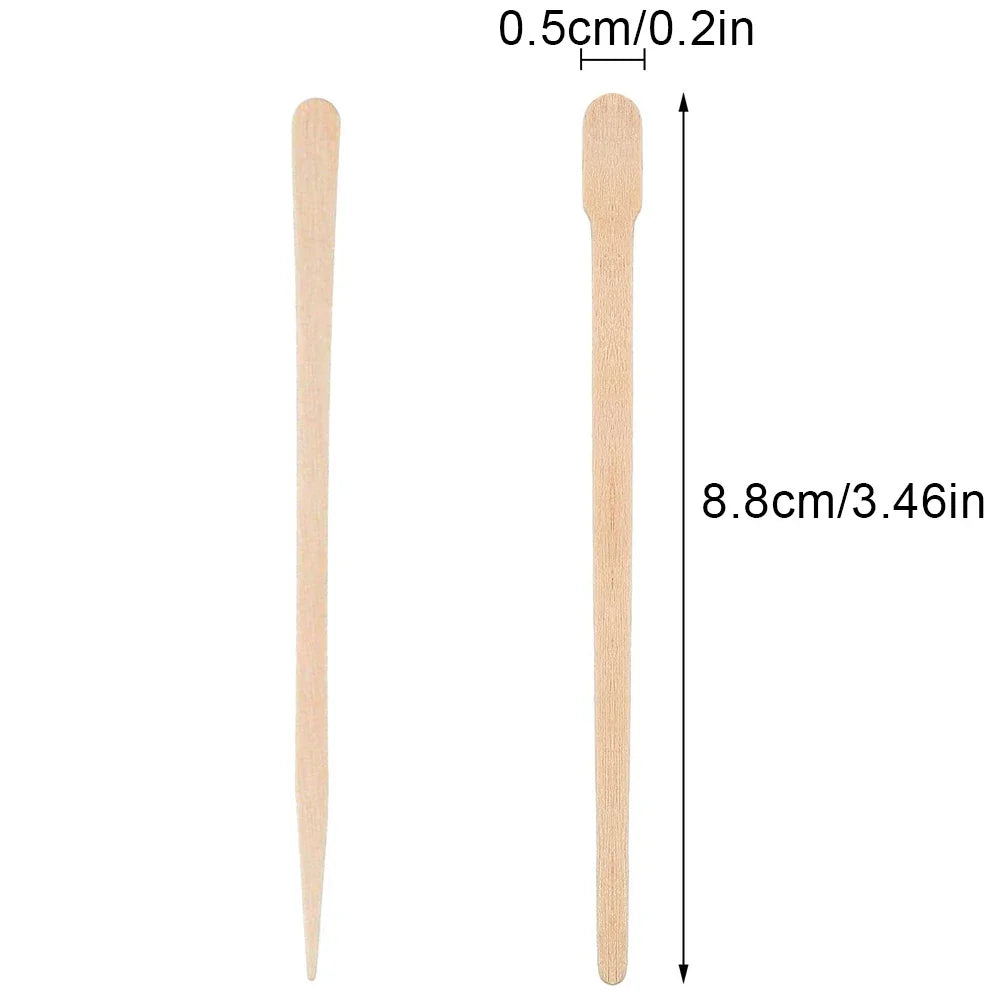 Wooden Wax Applicator Sticks 100/200 Pcs – Hair Removal