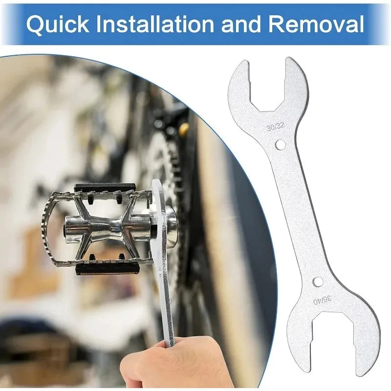 Ultra-Thin Open End Wrench Set 30–40mm | Double-End Flat