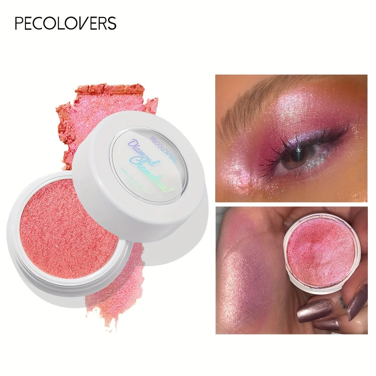 PECOLOVERS Chameleon Shimmer Eye Gloss Highlighter Eyeshadow Cream