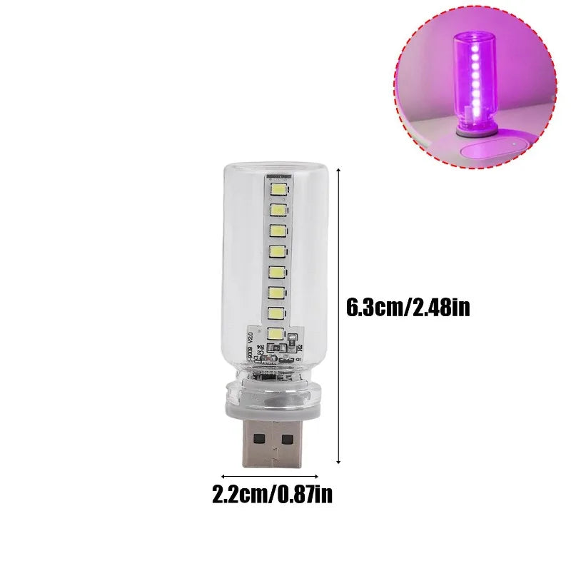 USB Mini LED Filament Atmosphere Light – Touch Dimmable Lamp