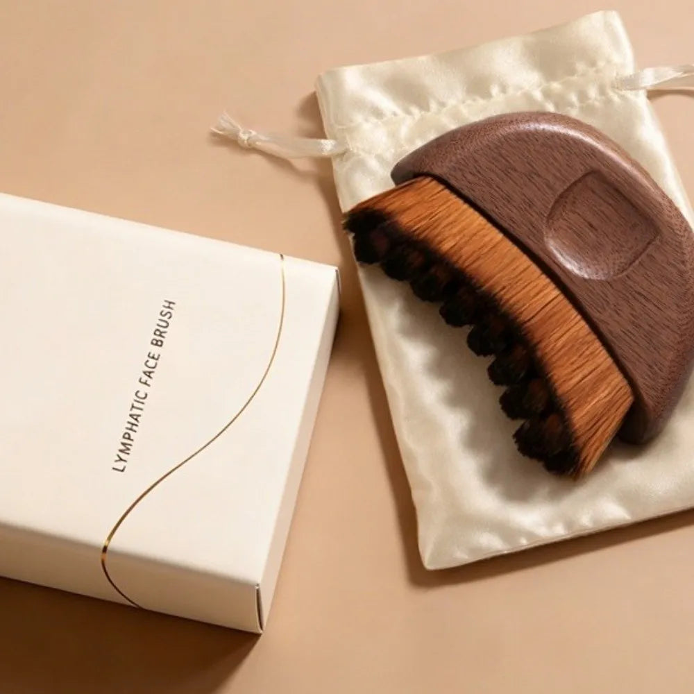Facial Contour Lymphatic Drainage Brush – Jawline Sculpt Tool