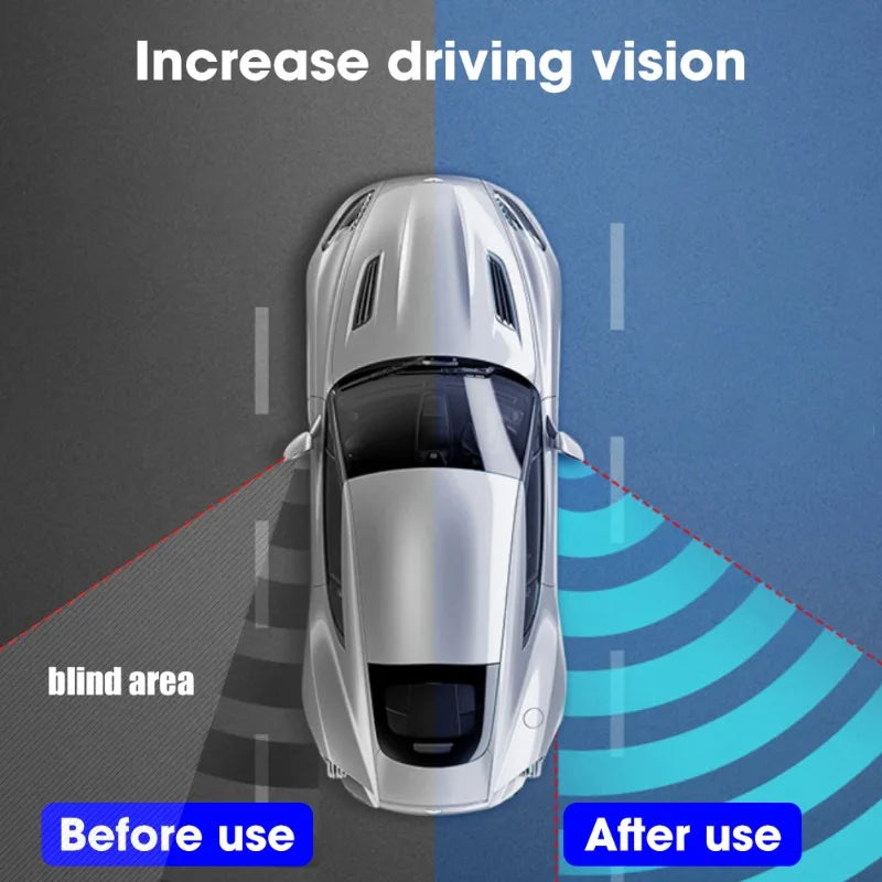 Universal 360° Blind Spot Mirror – Wide Angle Car Side Mirror
