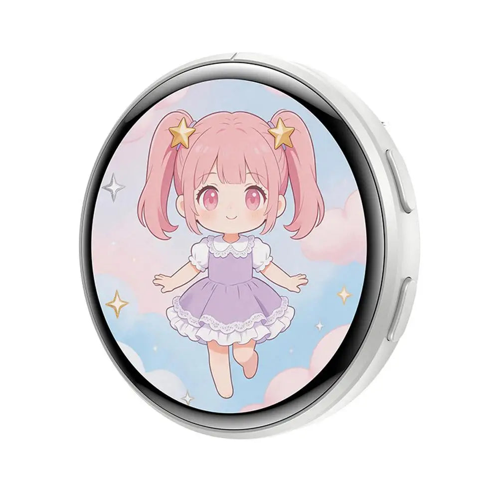 Smart Electronic Badge 1.5" IPS Touch Screen GIF & Sound Pin