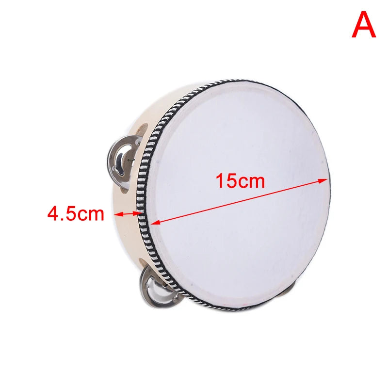 Children's Tambourine Drum – Sheepskin Educational Music Toy