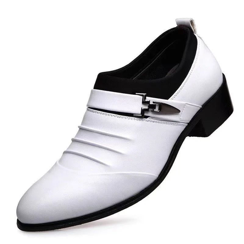 LEDP Men's Oxford Slip-On Dress Shoes – Formal Business Loafers