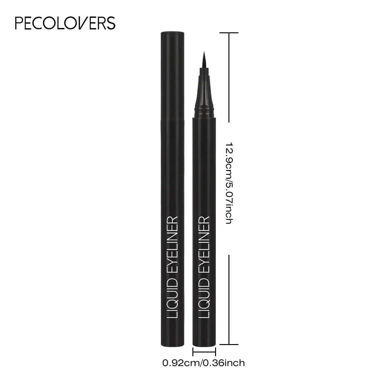 Waterproof Liquid Eyeliner Pen – Black & Brown, Long-Lasting