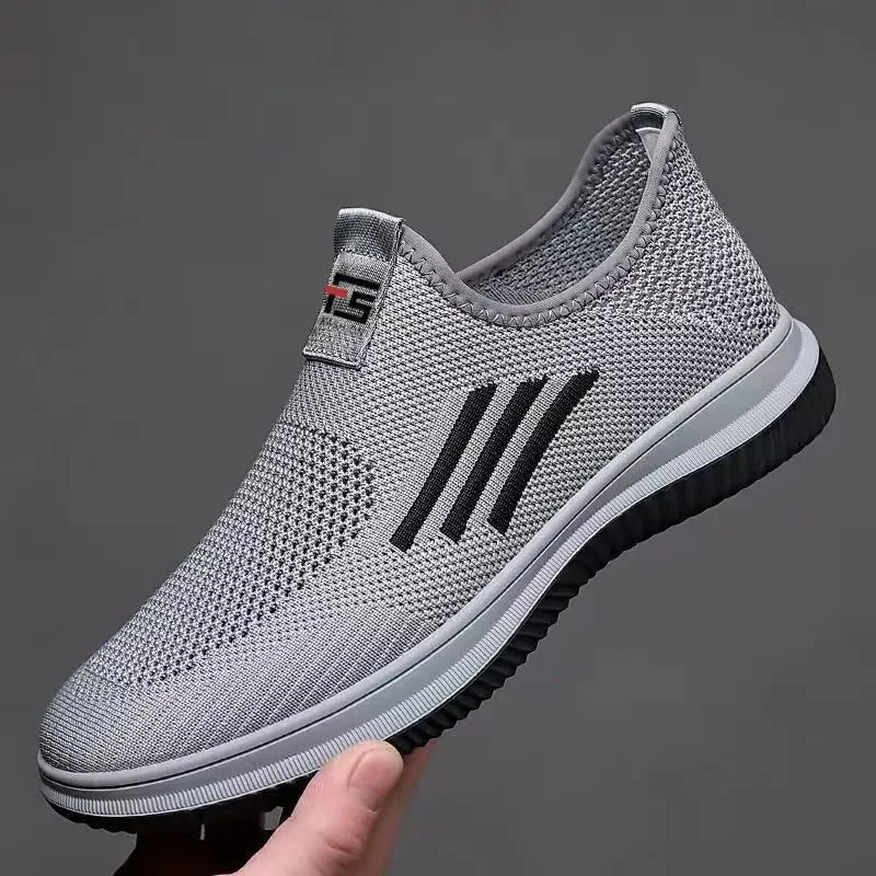 LEDP Men's Mesh Slip-On Loafers – Breathable Casual Shoes