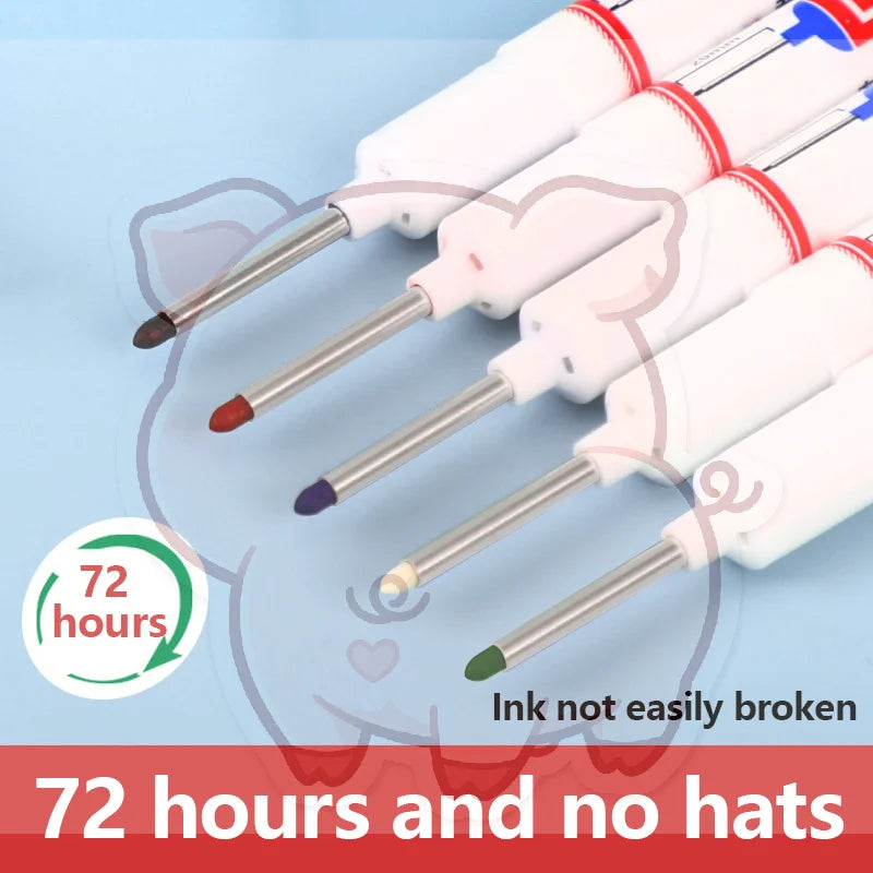 Long Nib Deep Hole Marker Pen – 20mm Waterproof Marking Tool