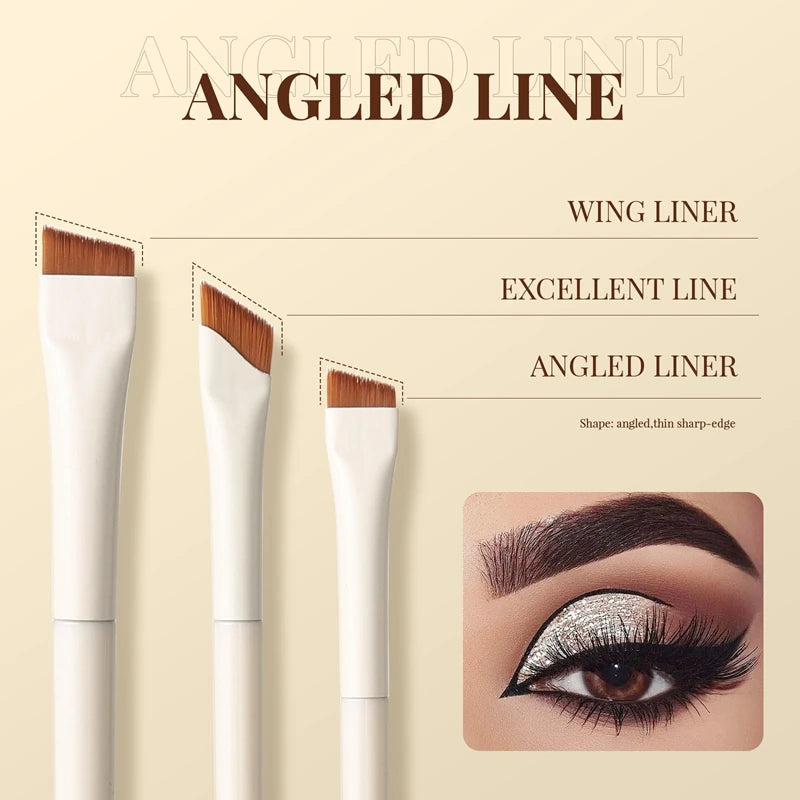 Professional Eyeliner & Eyebrow Brush Set – 3/7/9 Pcs