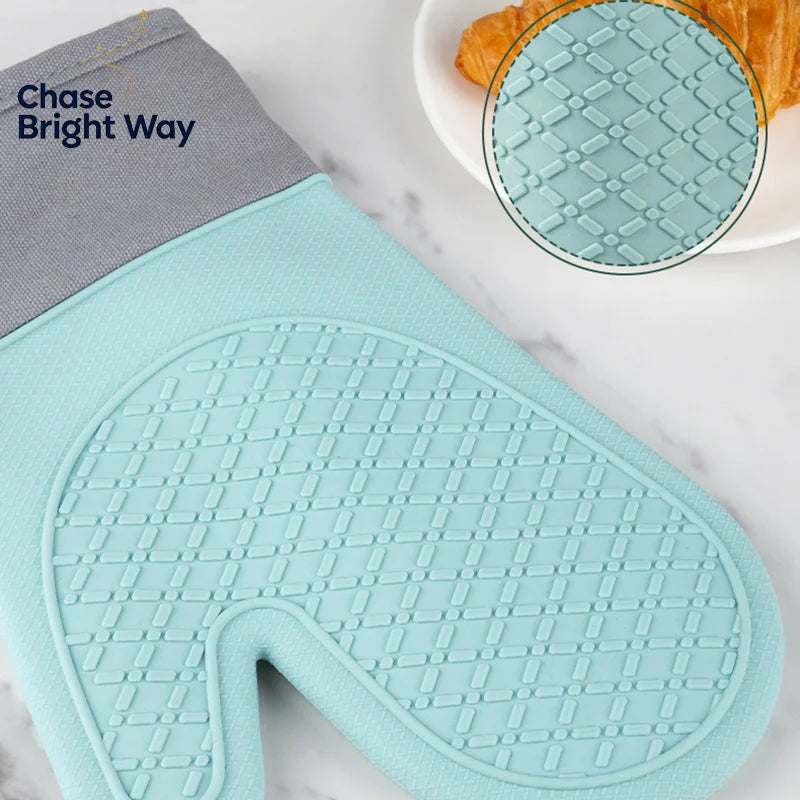 Silicone Oven Mitt – Heat Resistant Kitchen Baking Glove
