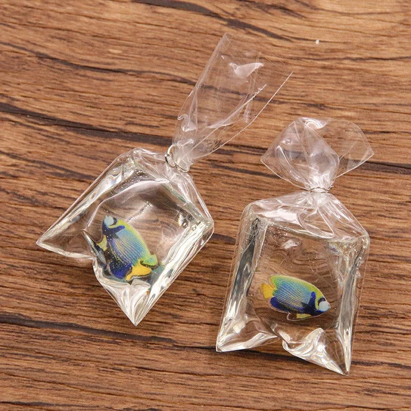 Transparent Resin Clownfish Charms – 8 Colors DIY Jewelry