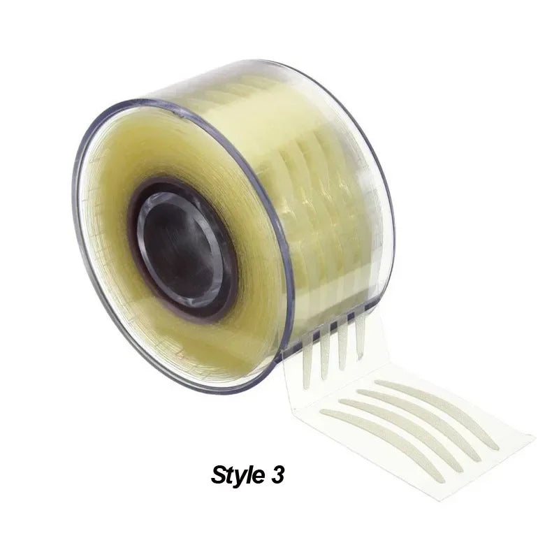 600 Pcs Double Eyelid Tape Strips – Clear & Gray Invisible