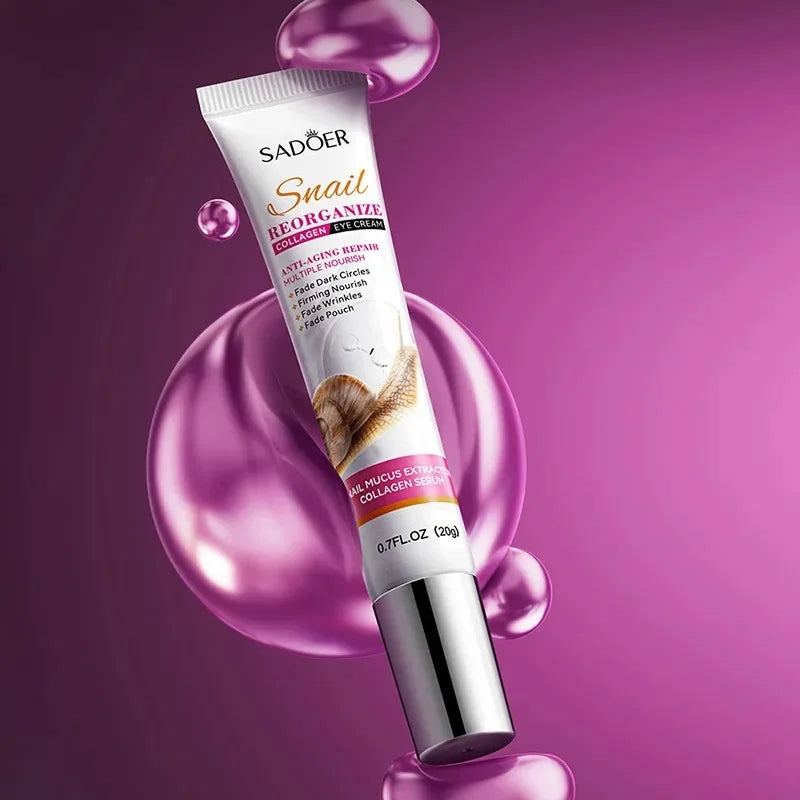 Snail Collagen Eye Cream – Firming & Brightening Eye Care