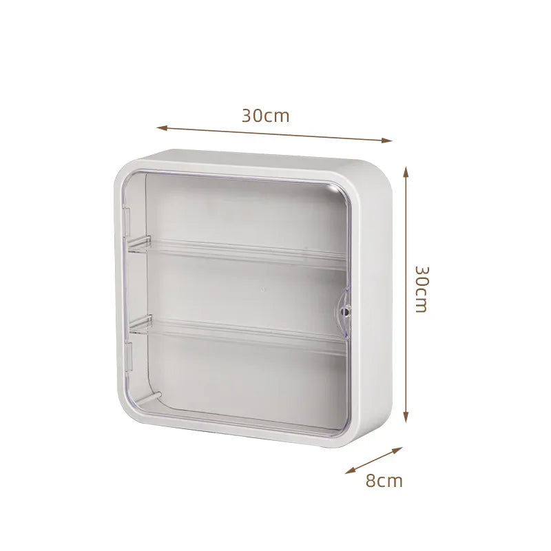 Transparent Dust-Proof Display Case for Action Figures | Wall Rack