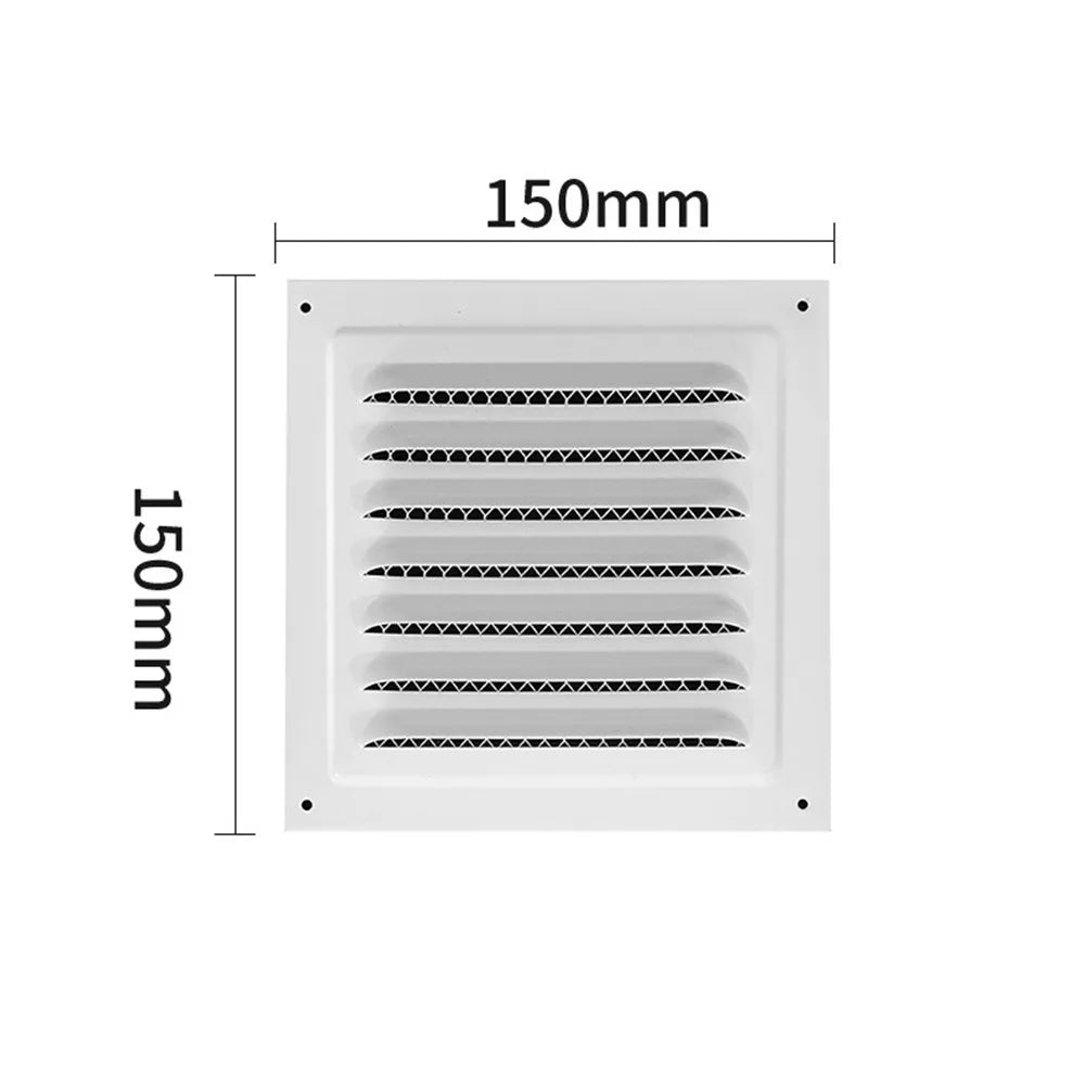 Stainless Steel Square Louver Vent Cover with Insect Screen